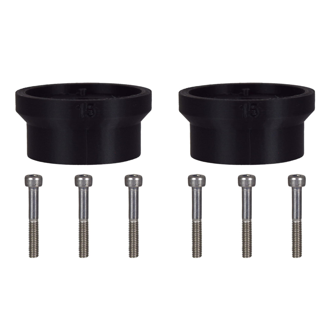 HERRLAN® Präzisions-Abstandshalter für Messerteller - 15 mm Distanzscheiben | Tieferlegungs-Kit für