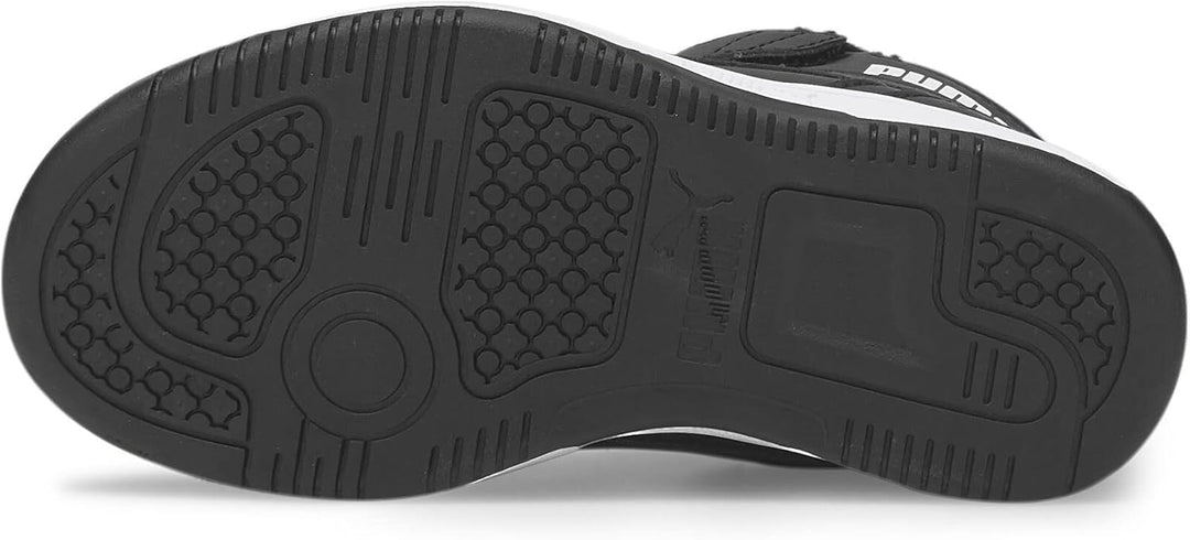 PUMA Mädchen Rebound Joy Fur Ps Sneaker, Puma Black Puma White