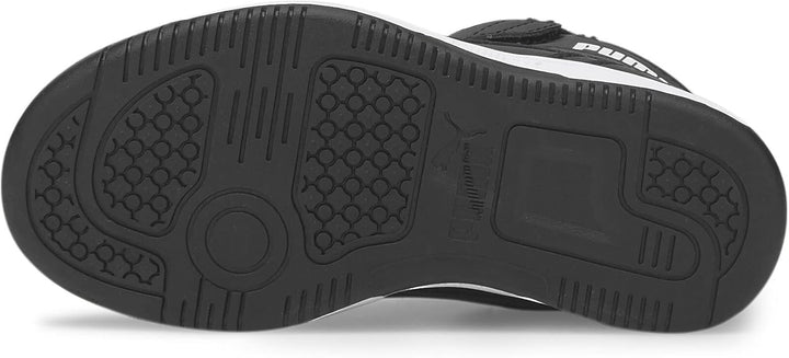 PUMA Mädchen Rebound Joy Fur Ps Sneaker, Puma Black Puma White