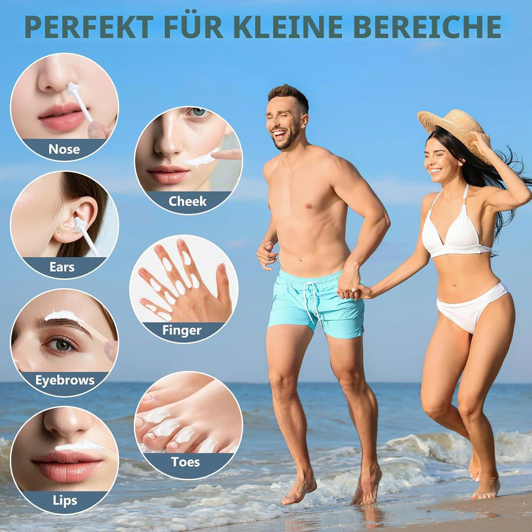 Sockywin Nasenhaarentferner Waxing Set, Wachs Haarentfernung Frauen Herren, Nasenhaar Wachs, USB Sch