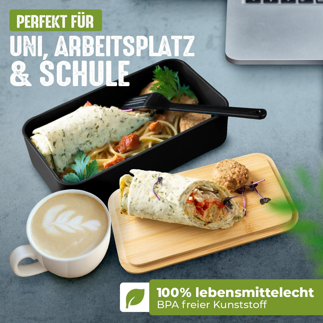 Moritz & Moritz 3er Set Bento Box Japanisch - Perfekte Lunchbox für Erwachsene und Kinder - Brotdose