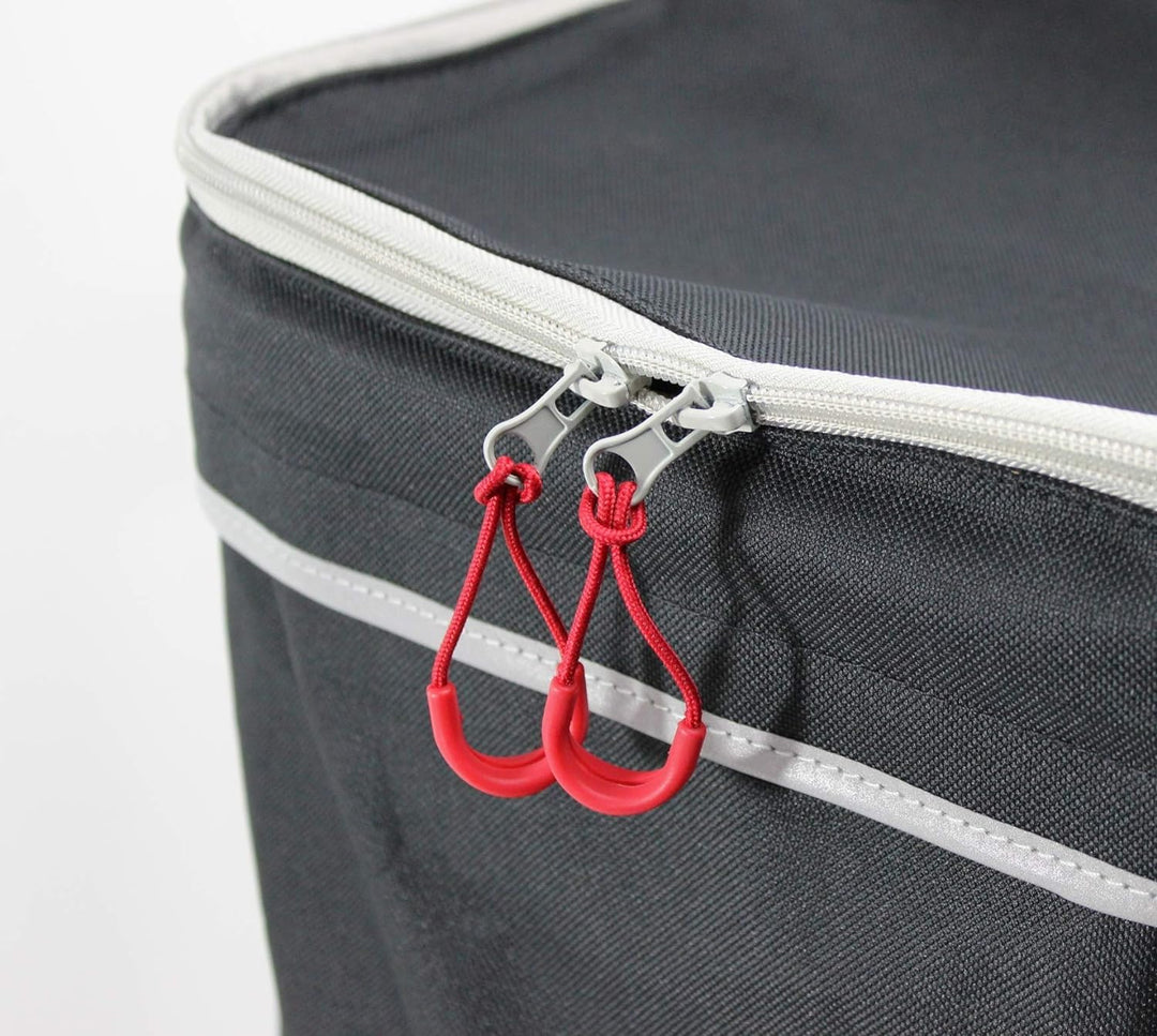 Einkaufstrolley Black-Line klappbar mit Kühlfach | Treppensteiger Shopping-Trolley Roller, grosse Ka