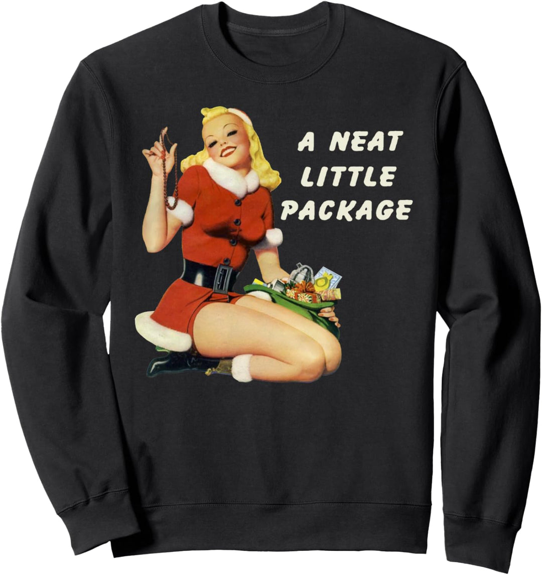 Weihnachten Pin Up Miss Santa - Klassisches sexy Retro Pinup Sweatshirt