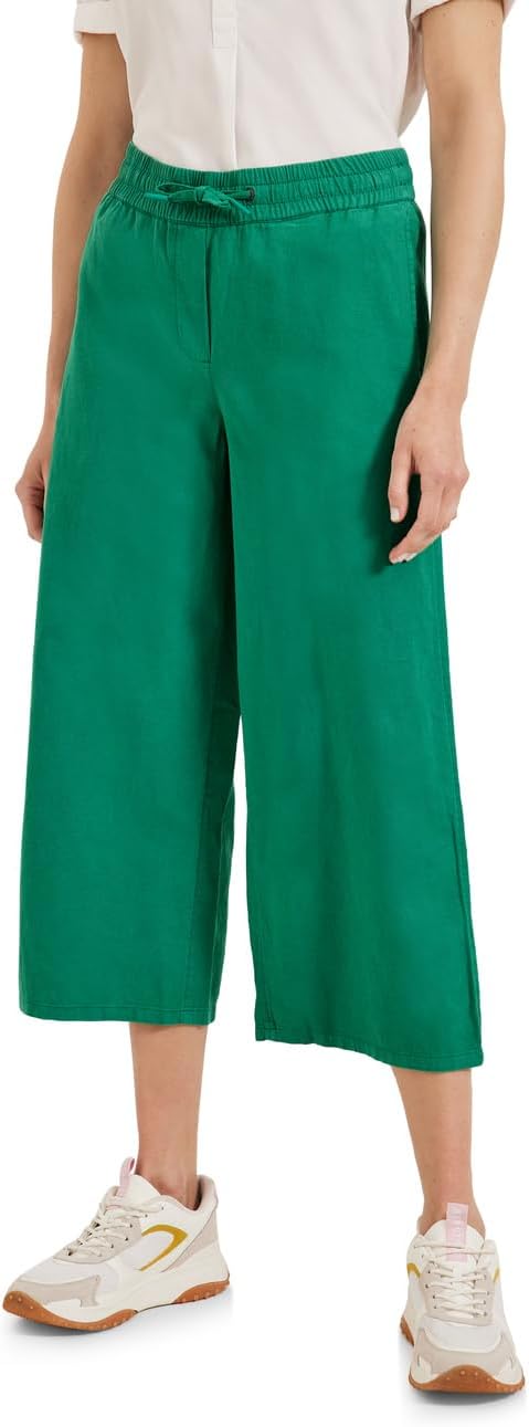 Cecil Damen Leinenhose XL / 24L Trefoil Green, XL / 24L Trefoil Green