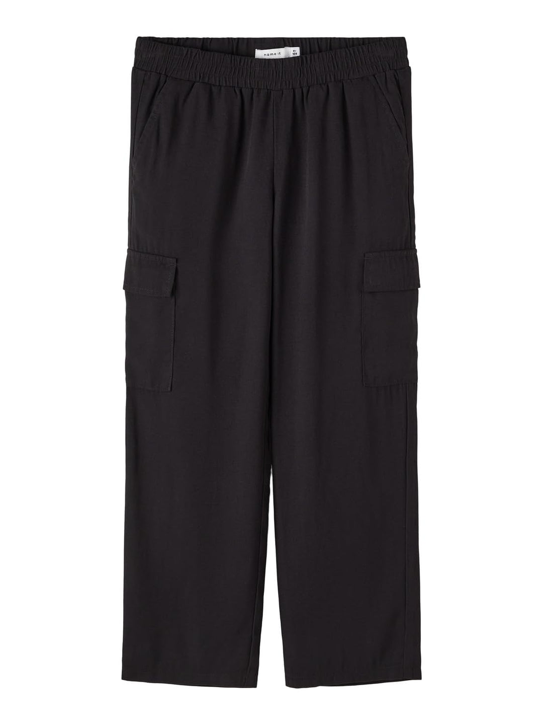 NAME IT Girl Cargohose Straight Fit, Schwarz