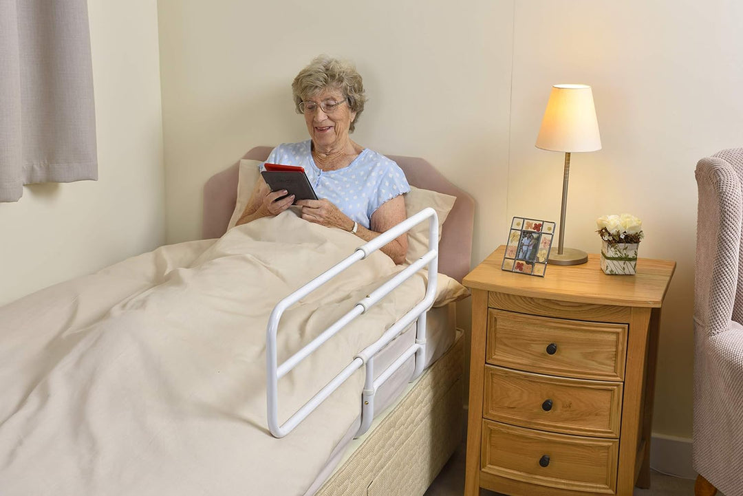 NRS Healthcare Klapp EasyFit Bettschutz P42434 Wei脽, Nottingham Nightguard Safety Guard, SMSIT-P4243