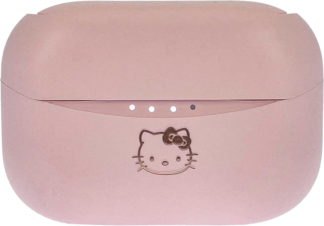OTL Technologies Hello Kitty Wireless Bluetooth V5.0 Kopfhörer für Kinder, mit Ladegehäuse, Rosa Sin