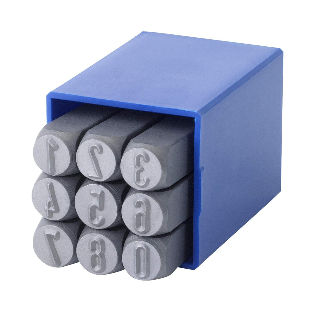 GRAVUREM-SR Schlagzahlen und -buchstaben 0-9 + A-Z (Kombination) / 4mm 4 mm, 4 mm