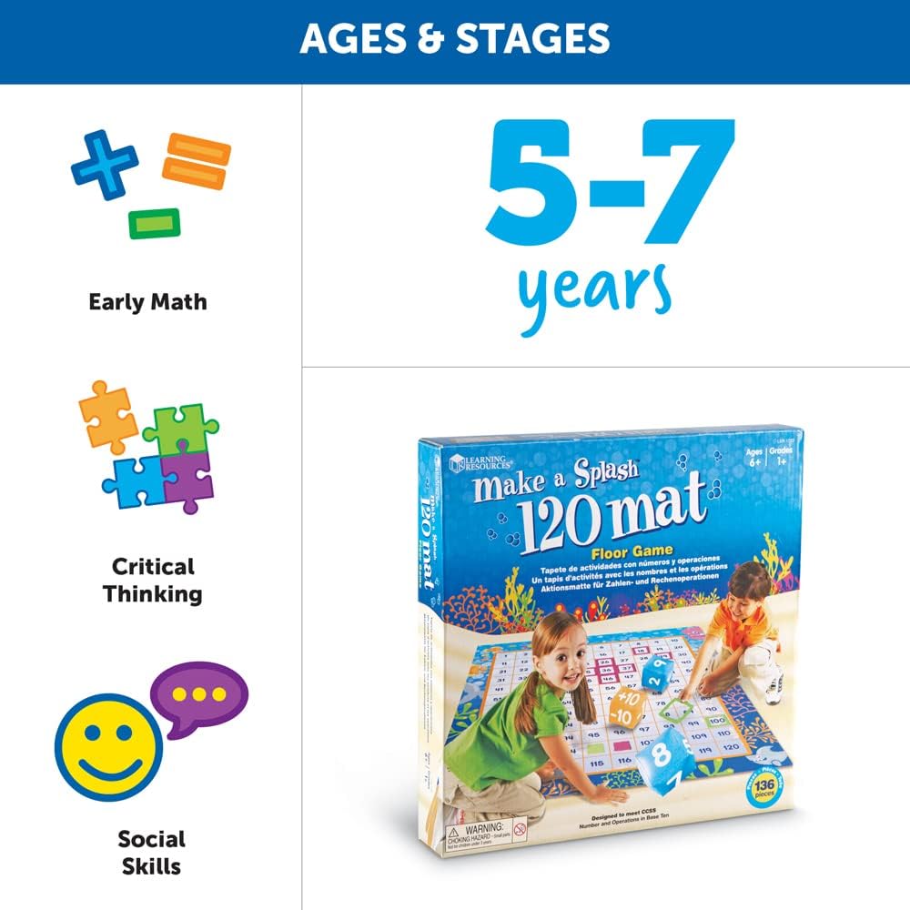 Learning Resources Make a Splash Bodenmatte 120