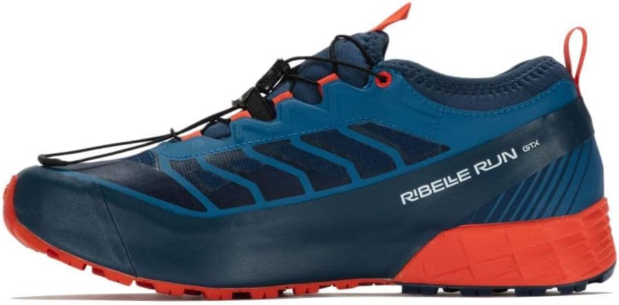 Scarpa Unisex Ribelle Run GTX Presa Traillaufschuhe 47 EU Blue Spicy Orange, 47 EU Blue Spicy Orange