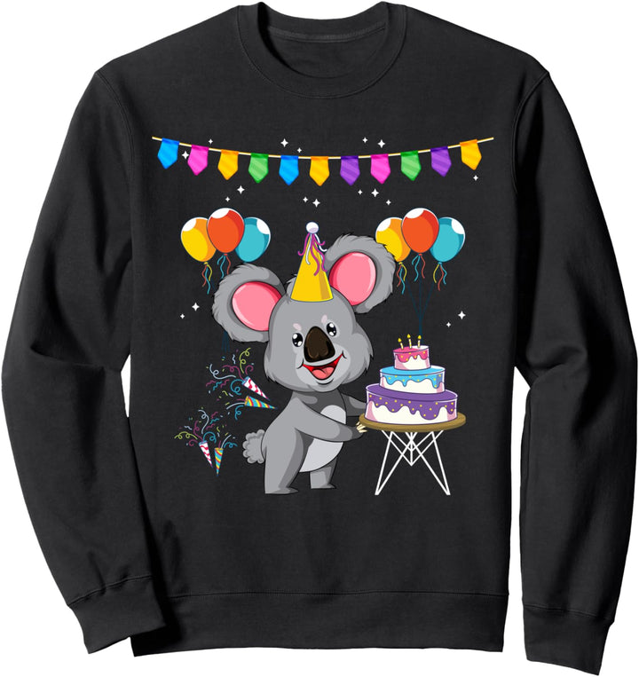 Party Koala Ballon Australien Zoo Tier Kinder Geburtstag Sweatshirt