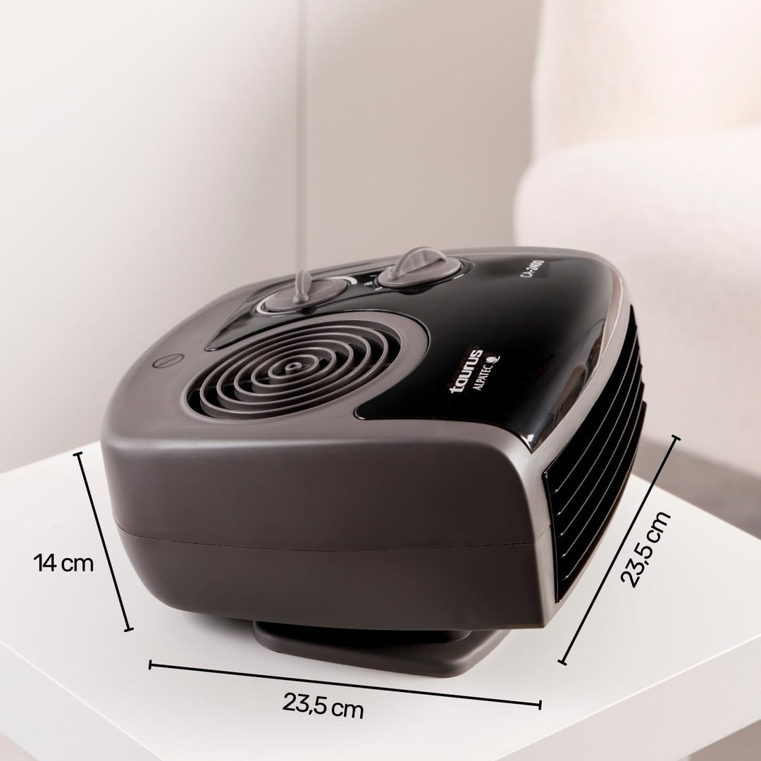 Taurus CA2400 Heizlüfter, 2400 W, 2 Heizleistungen, Kaltluftventilator, regulierbarer Thermostat, ko