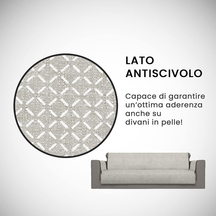 Komfort-Antigleiten-Sofa-Decke,4 Plätze, beige 4 Plätze Beige, 4 Plätze Beige