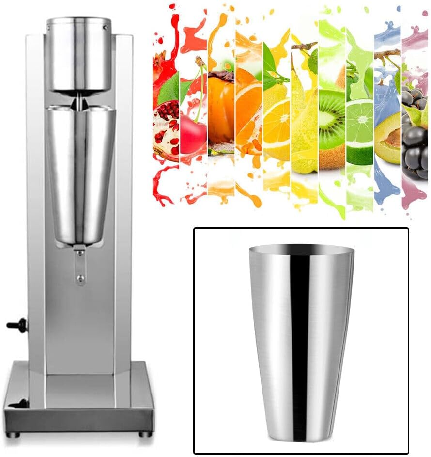 180W Edelstahl Milch Einkopf Eiweiss Shaker milchshake mixer Drink Mixer Elektrischer Standmixer Coc