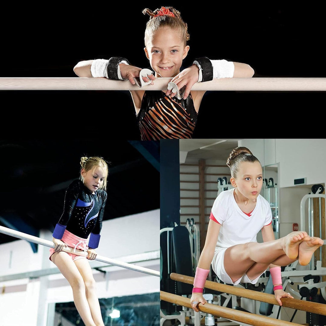 FINGER TEN Sporthandschuhe Kinder GymnastikHandschuhe Mädchen Jugend Reckhandschuhe Griffe Gymnastik