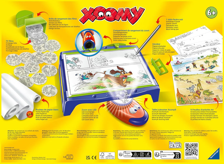 Ravensburger Xoomy Maxi A4 18142 - Zeichnen und Malen lernen für Kinder ab 6 Jahren, Über 300 Motive