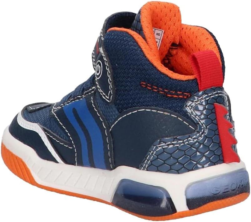 Geox Jungen J Inek Boy A Sneakers 36 EU Navy Lt Blue, 36 EU Navy Lt Blue