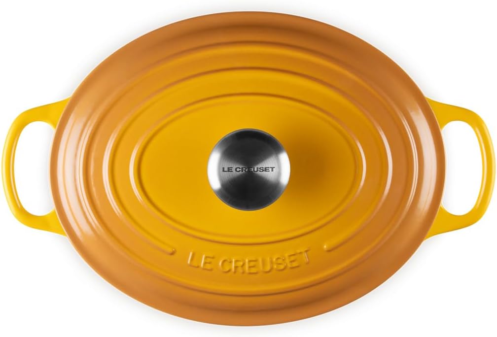 Le Creuset Signature Gusseisen-Bräter mit Deckel, Ø 27 cm, Oval, Für alle Herdarten und Induktion ge