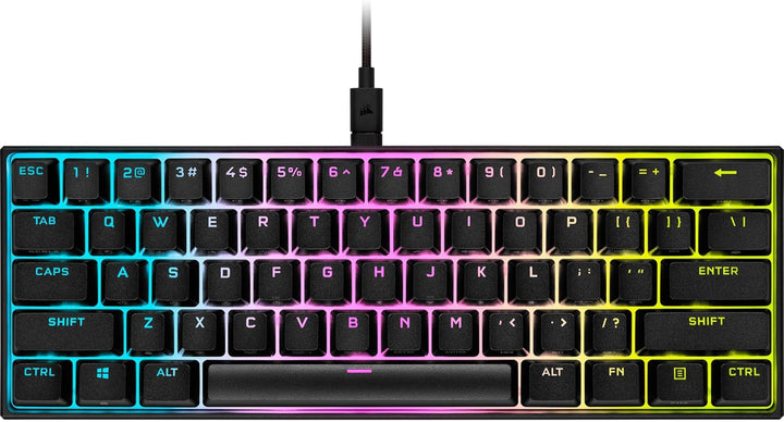 Corsair K65 RGB MINI 60% Mechanische Gaming-Tastatur (Anpassbare RGB-Beleuchtung einzelner Tasten, C