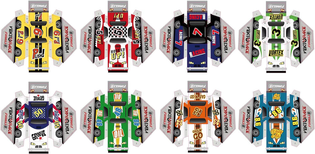 VEKTORACE - mit vormontierten Autos und Super Power. Das Spiel, das EIN echtes Autorennen auf Ihrem