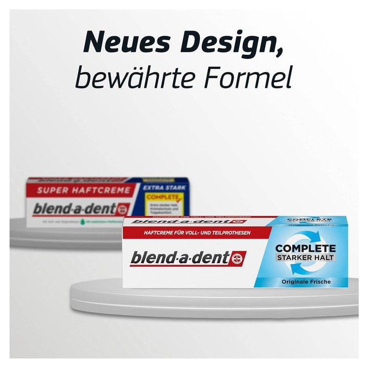 Blend-a-dent 10 x 47g blend-a-dent Original Super Haftcreme - Extra Stark - Complete