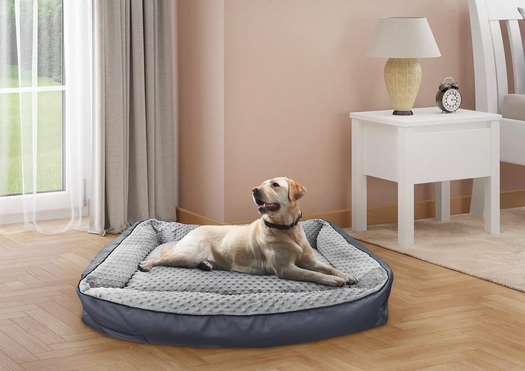 Erst-Holz Hundebett orthopädisches Tierbett für Jede Hundegrösse waschbar V-30.31, Grösse:74x50 XXL,