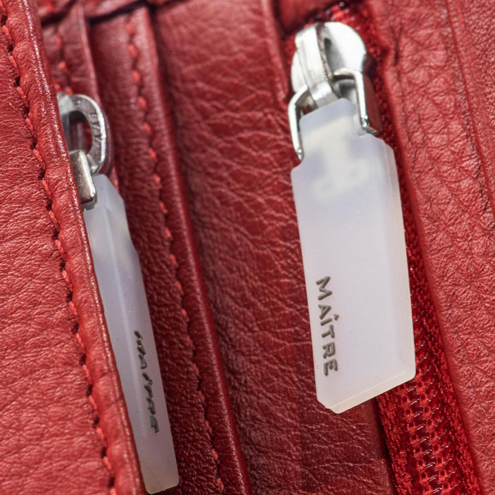Maitre - Kirschroth Diedburg Purse LH14FZ Rot Farbe:rot / Material:textile,leather, Farbe:rot / Mate