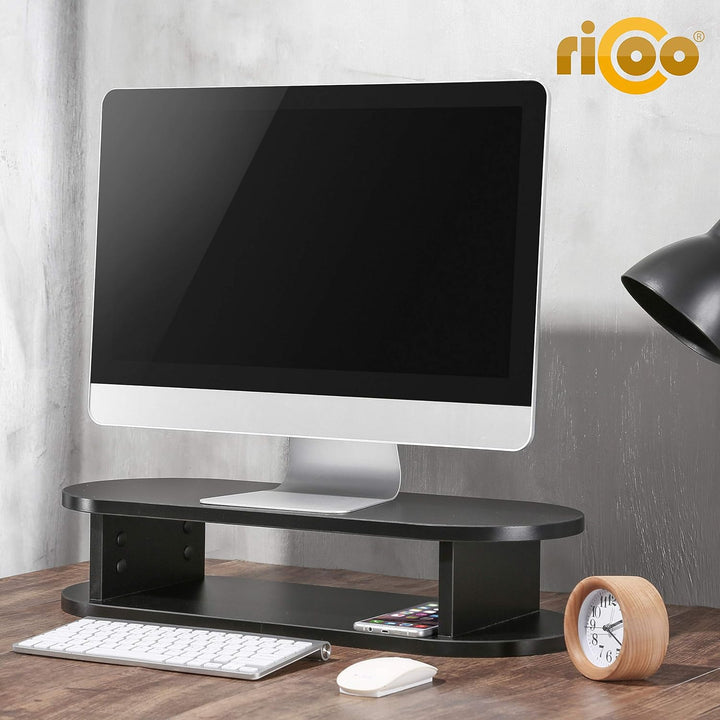 RICOO Monitorständer Schreibtischaufsatz Monitor Ständer für Computermonitore FS0116 Schreibtisch Au