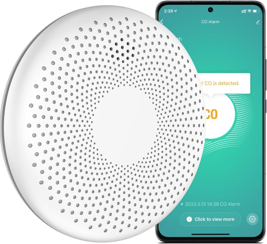 Smart Rauchmelder und Kohlenmonoxid Melder WLAN - 10 Jahre Batterie - Aroha Smart Connect Kombinatio