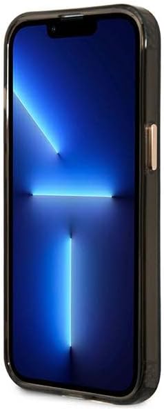 Guess GUHMP13XHTCMK Hülle für iPhone 13 Pro Max 6,7" schwarz/Black Hard case Gold Outline Translucen