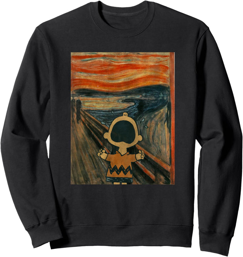 Erdnüsse Charlie Brown Scream Artsy Sweatshirt