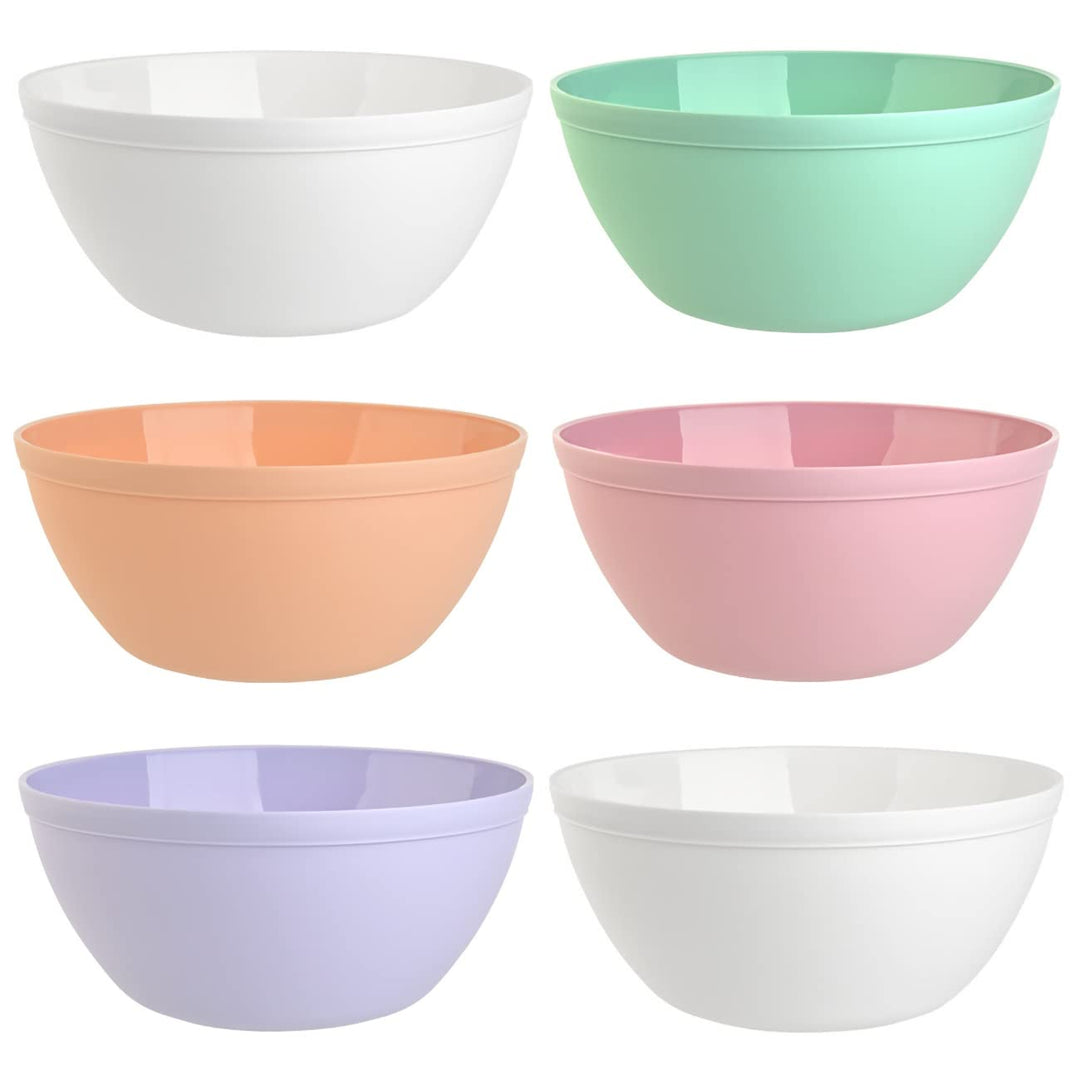 6er Set Schalen Müslischalen Dessertschalen Salatschale Suppenschale Reisschale Bowl bunt aus Kunsts