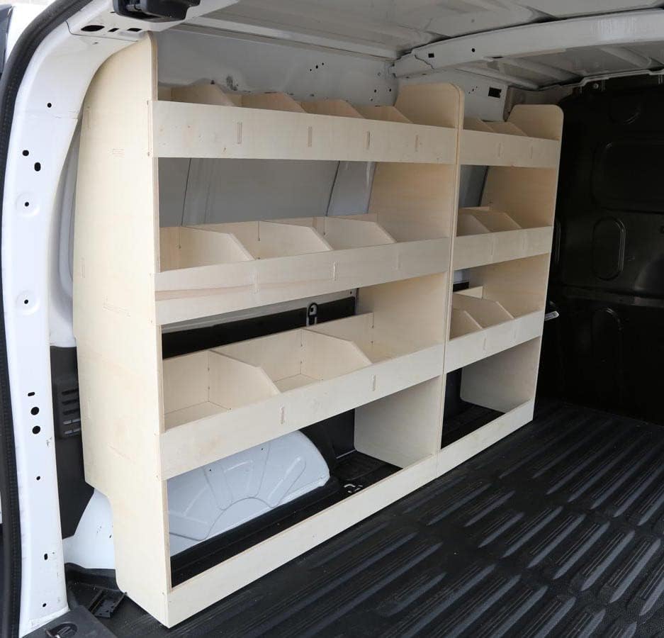 Vanify - Kompatibel mit Mercedes CITAN L3 (Extra Long) 2013+ Fahrzeugeinrichtung Fahrzeugregale, kom