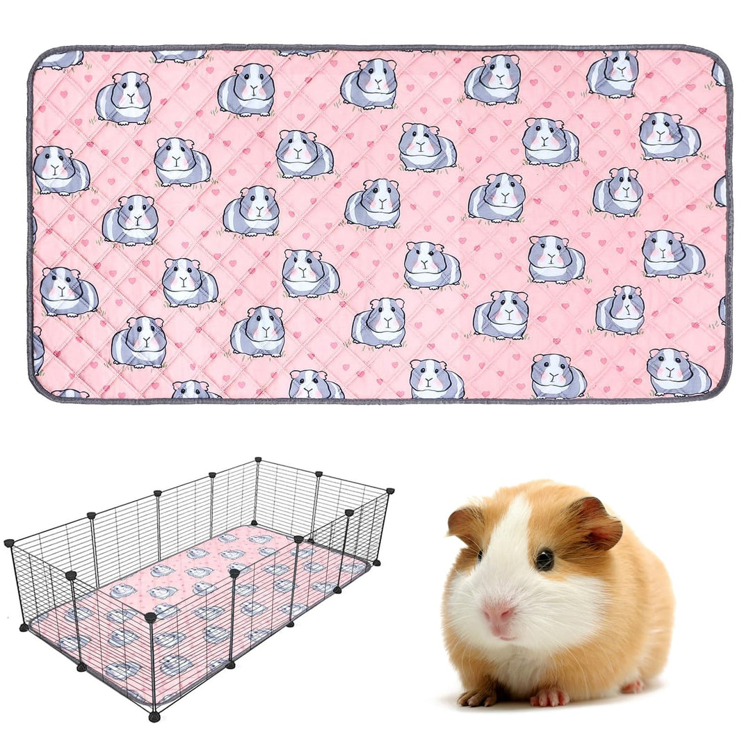 PIPI Pads für Meerschweinchen, 120 x 60cm Wiederverwendbare Unterlage für Meerschweinchen Waschbare