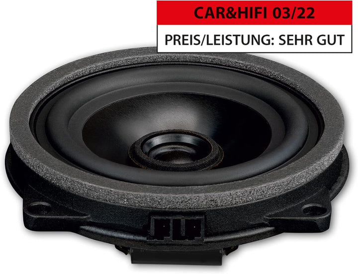 EMPHASER EM-BMWR1 – 10 cm Koaxial System, Autolautsprecher, kompatibel mit BMW und MINI, Plug & Play
