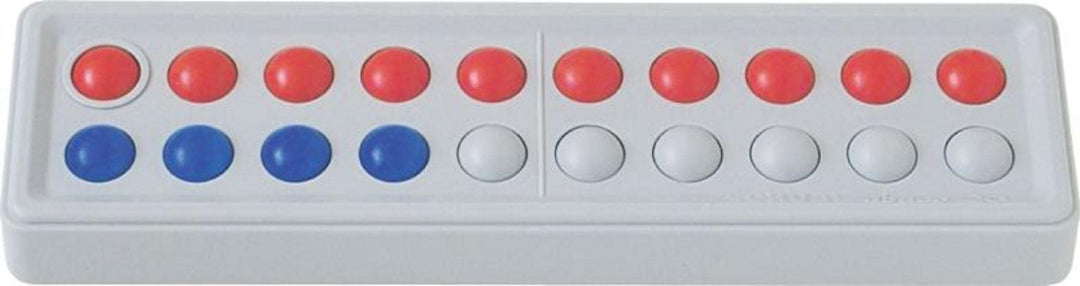 SCHUBI Abaco 20 - Modell A: 10/10 Kugeln (rot/blau), Literaturbeilage