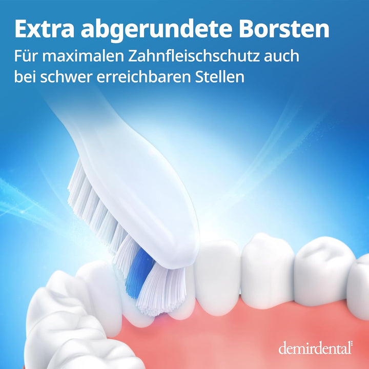 8er demirdental Ersatzbürsten passend für Philips Sonicare, Extra Soft Aufsätze & Aufsteckbürsten, e