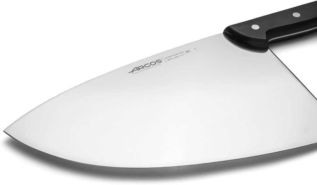 Arcos Serie Universal - Hackmesser Metzgermesser - Klinge Nitrum Edelstahl 280 mm - HandGriff Polyox