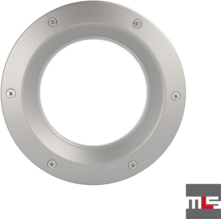 MLS Bullauge B6000, Bullauge für Türen, aus Robustem Aluminium, VSG-Sicherheitsglas, Passend für 40