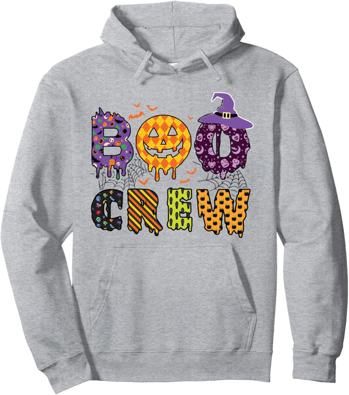 Boo Crew Halloween. Pullover Hoodie