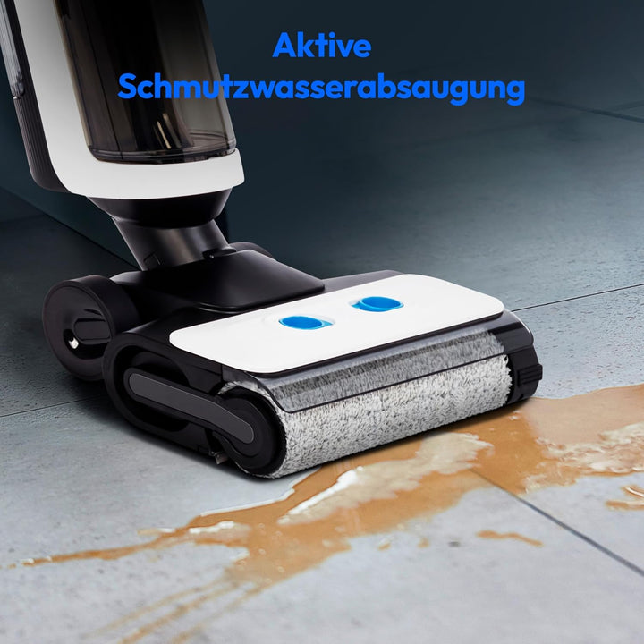 MEDION Saugwischer H20 (Nasssauger kabellos, Akku mit bis zu 30 Min Laufzeit, Bodenwischer elektrisc