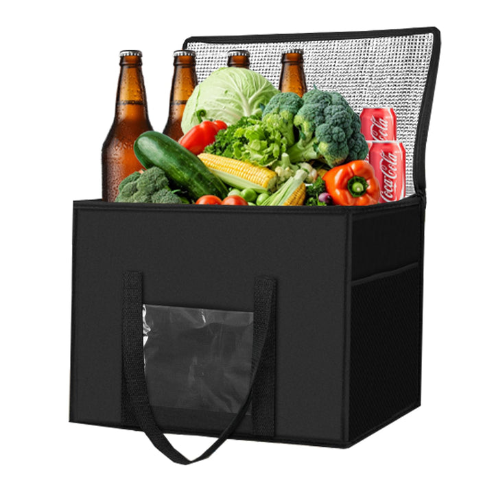 Gross Kühltasche Faltbar 50L Isoliertasche Kühlbox Kühlkorb für Essen, Gross Picknicktasche Thermota
