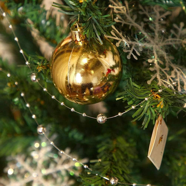 BESPORTBLE 20m Weihnachtsbaum Kette Perlen Perlengirlande Perlenkette Weihnachten Girlande Perlenban