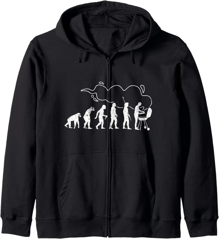 Grillen Evolution Kapuzenjacke