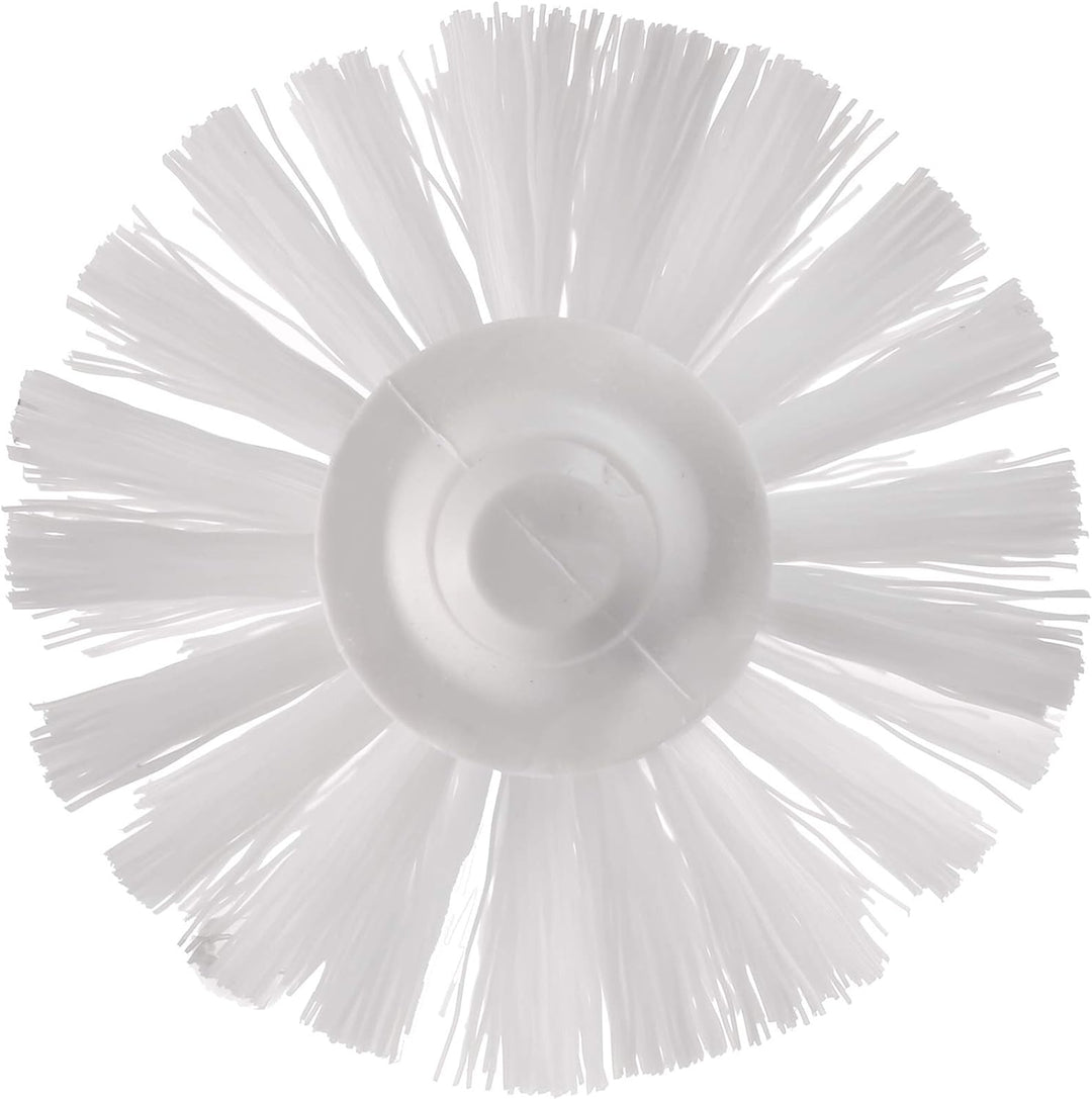 KEUCO Ersatz Toiletten-Bürstenkopf, austauschbar, im 3er Set lose, 12,7x6,9cm, weiss, Original Herst