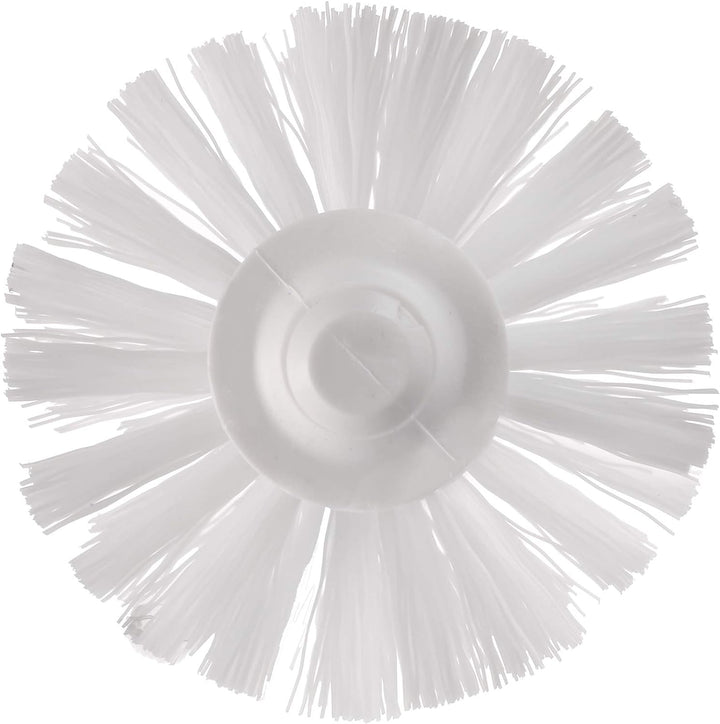 KEUCO Ersatz Toiletten-Bürstenkopf, austauschbar, im 3er Set lose, 12,7x6,9cm, weiss, Original Herst