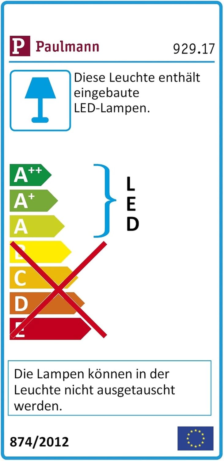 Paulmann 92917 LED Einbauleuchte Premium Set Whirl rund dimmbar LED 3x6W 150mm Alu gedreht/Satin Ein