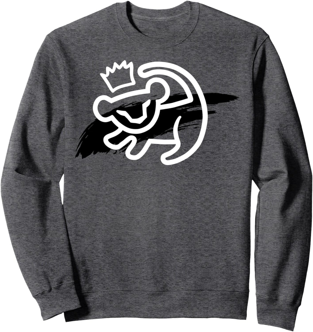 Disney The Lion King Simba Outline Paint Swipe Sweatshirt