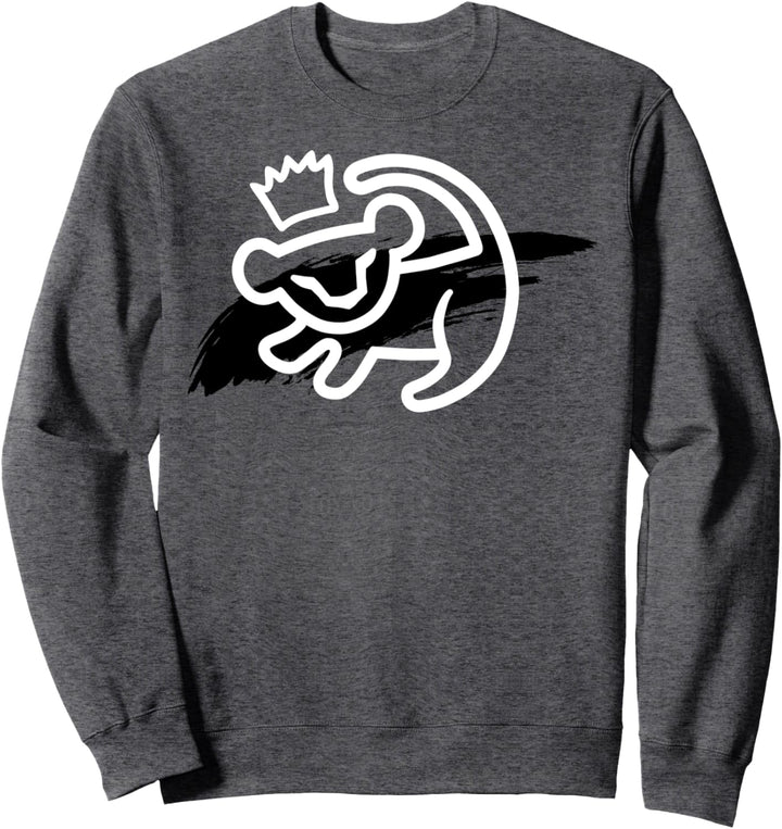 Disney The Lion King Simba Outline Paint Swipe Sweatshirt