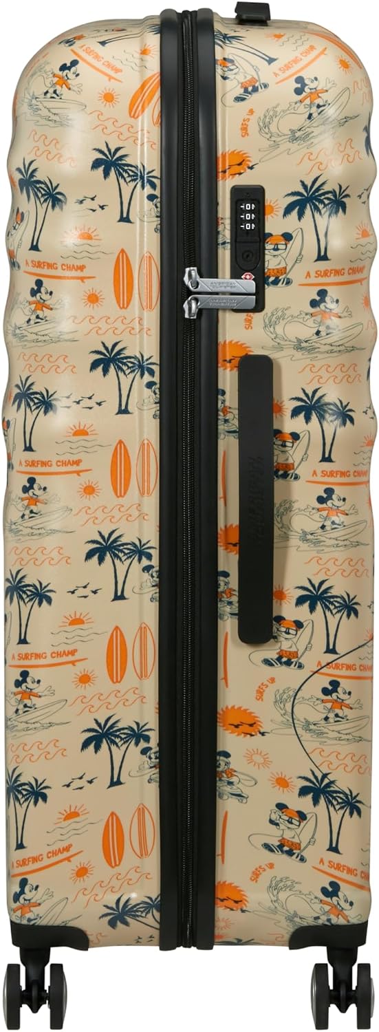 American Tourister Wavebreaker Disney - Mickey Mouse Hartschalenkoffer Mittelgross (67 cm), Reisekof